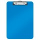 Clipboard simplu Leitz WOW, PS - albastru metalizat