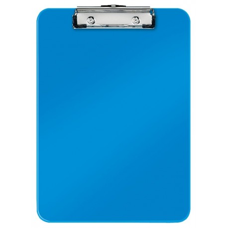 Clipboard simplu Leitz WOW, PS - albastru metalizat