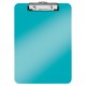 Clipboard simplu Leitz WOW, PS - turcoaz metalizat