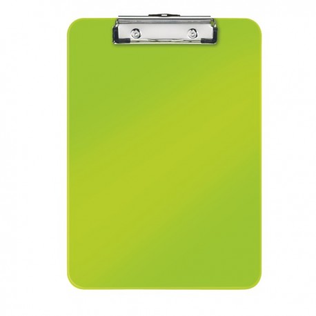 Clipboard simplu Leitz WOW, PS - verde metalizat