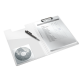 Clipboard dublu LEITZ Wow, polyfoam - roz metalizat