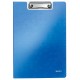 Clipboard dublu LEITZ Wow, polyfoam - albastru metalizat