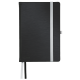 Caiet de birou A5, LEITZ Style, coperti carton rigid - negru satin, hartie crem - matematica
