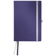 Caiet de birou A5, LEITZ Style, coperti flexibile - albastru titan, hartie crem - matematica
