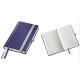 Caiet de birou A6, LEITZ Style, coperti carton rigid - albastru titan, hartie crem - matematica