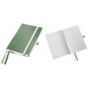 Caiet de birou A6, LEITZ Style, coperti flexibile - fistic, hartie crem - dictando