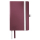 Caiet de birou A6, LEITZ Style, coperti flexibile - grena, hartie crem - matematica