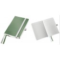 Caiet de birou A6, LEITZ Style, coperti flexibile - fistic, hartie crem - matematica