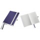 Caiet de birou A6, LEITZ Style, coperti flexibile - albastru titan, hartie crem - matematica