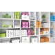 Cutie pentru 30/60 CD-uri cu carcasa Jewel/Slim, LEITZ Click & Store, carton laminat - roz