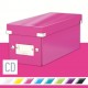 Cutie pentru 30/60 CD-uri cu carcasa Jewel/Slim, LEITZ Click & Store, carton laminat - roz