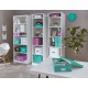 Cutie pentru 30/60 CD-uri cu carcasa Jewel/Slim, LEITZ Click & Store, carton laminat - turcoaz