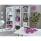 Cutie pentru 30/60 CD-uri cu carcasa Jewel/Slim, LEITZ Click & Store, carton laminat - mov