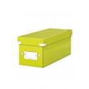 Cutie pentru 30/60 CD-uri cu carcasa Jewel/Slim, LEITZ Click & Store, carton laminat - verde