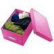 Cutie arhivare 216 x 160 x 282 mm, LEITZ Click & Store, carton laminat - roz