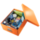 Cutie arhivare 369 x 200 x 484 mm, LEITZ Click & Store, carton laminat - portocaliu