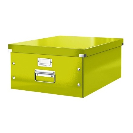 Cutie arhivare 369 x 200 x 484 mm, LEITZ Click & Store, carton laminat - verde