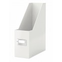Suport vertical pentru cataloage, LEITZ Click & Store, carton laminat - alb