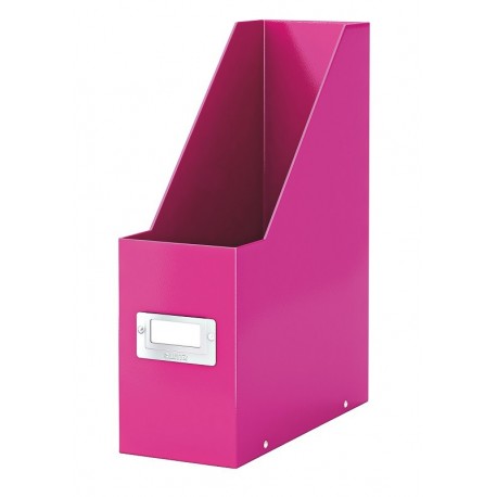 Suport vertical pentru cataloage, LEITZ Click & Store, carton laminat - roz