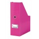 Suport vertical pentru cataloage, LEITZ Click & Store, carton laminat - roz