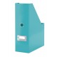 Suport vertical pentru cataloage, LEITZ Click & Store, carton laminat - turcoaz