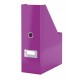 Suport vertical pentru cataloage, LEITZ Click & Store, carton laminat - mov