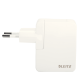 Duo-incarcator universal LEITZ Complete USB pentru perete, 12W - alb