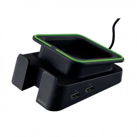 Suport de birou LEITZ Complete cu incarcator - negru