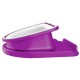 Suport rotativ LEITZ Complete Wow, pentru iPad/tableta PC, iPhone/smartphone - mov metalizat