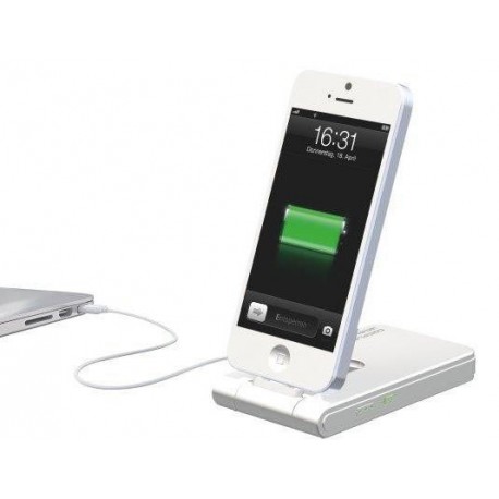 Incarcator LEITZ Complete, 3 ?n 1 cu conector Lightning pentru iPhone 5/5S/5C/6/6 Plus - alb
