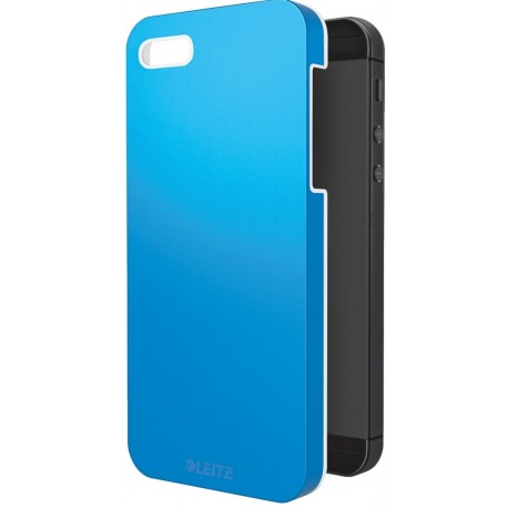 Carcasa LEITZ Complete Wow, pentru iPhone 5/5S - albastru metalizat