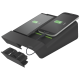 Duo-incarcator de birou LEITZ Complete, pentru 2 smartphone-uri sau o tableta PC - negru