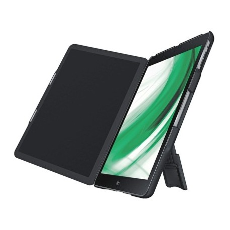 Multi-carcasa LEITZ Complete, cu stativ si capac pentru iPad Air - negru