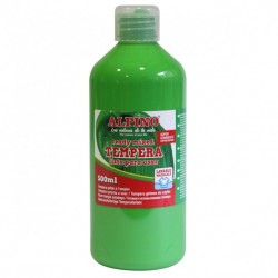 Tempera lavabila, 500ml, Alpino - verde deschis