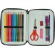 Penar mic dublu, cu fermoar, echipat, ALPINO Colorful