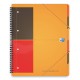 Caiet cu spirala A4+, OXFORD International Organiserbook, 80 file-80g/mp, 4 perf., coperta PP - dict