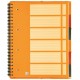 Caiet cu spirala A4+, OXFORD International Organiserbook, 80 file-80g/mp, 4 perf., coperta PP - dict