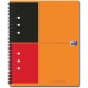 Caiet cu spirala A5+, OXFORD Int. Notebook, 80 file-80g/mp, 10 perf., coperta carton rigid - dictand