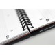 Caiet cu spirala A4+, OXFORD International Organiserbook, 80 file-80g/mp, 4 perf., coperta PP - mate