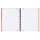 Caiet cu spirala A4+, OXFORD International Activebook, 80 file-80g/mp, 4 perf., coperta PP - dictand