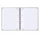 Caiet cu spirala A4+, OXFORD Int. Notebook, 80 file-80g/mp, 4 perf., coperta carton rigid - mate