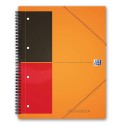 Caiet cu spirala A4+, OXFORD International Meetingbook, 80 file-80g/mp, 4 perf., coperta PP - dictan