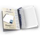 Caiet cu spirala A4+, OXFORD Essentials Collegebook, 90 file-90g/mp, 4 perf., coperta carton - mate