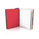 Caiet cu spirala A4+, OXFORD International Managerbook, 80 file-90g/mp, 4 perf., coperta PP - velin