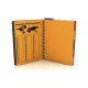 Caiet cu spirala A4+, OXFORD International Managerbook, 80 file-90g/mp, 4 perf., coperta PP - velin