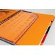 Caiet cu spirala A4+, OXFORD International Managerbook, 80 file-90g/mp, 4 perf., coperta PP - velin