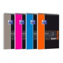 Blocnotes cu spirala A4+, OXFORD Student Easynotes, 80 file-90g/mp, 4 perf., coperta PP - mate