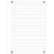 Blocnotes cu spirala A4+, OXFORD Student Easynotes, 80 file-90g/mp, 4 perf., coperta PP - dictando