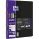 Caiet cu spirala A4+, OXFORD Student Projectbook, 100 file-90g/mp, 4 perf., coperta PP - dictando