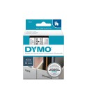 Banda Dymo D1,12mm x 7m,negru/transparent (45010)